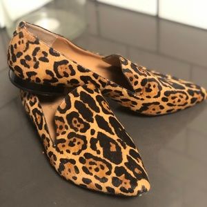 Calvin Klein Leopard Calf Hair Loafers